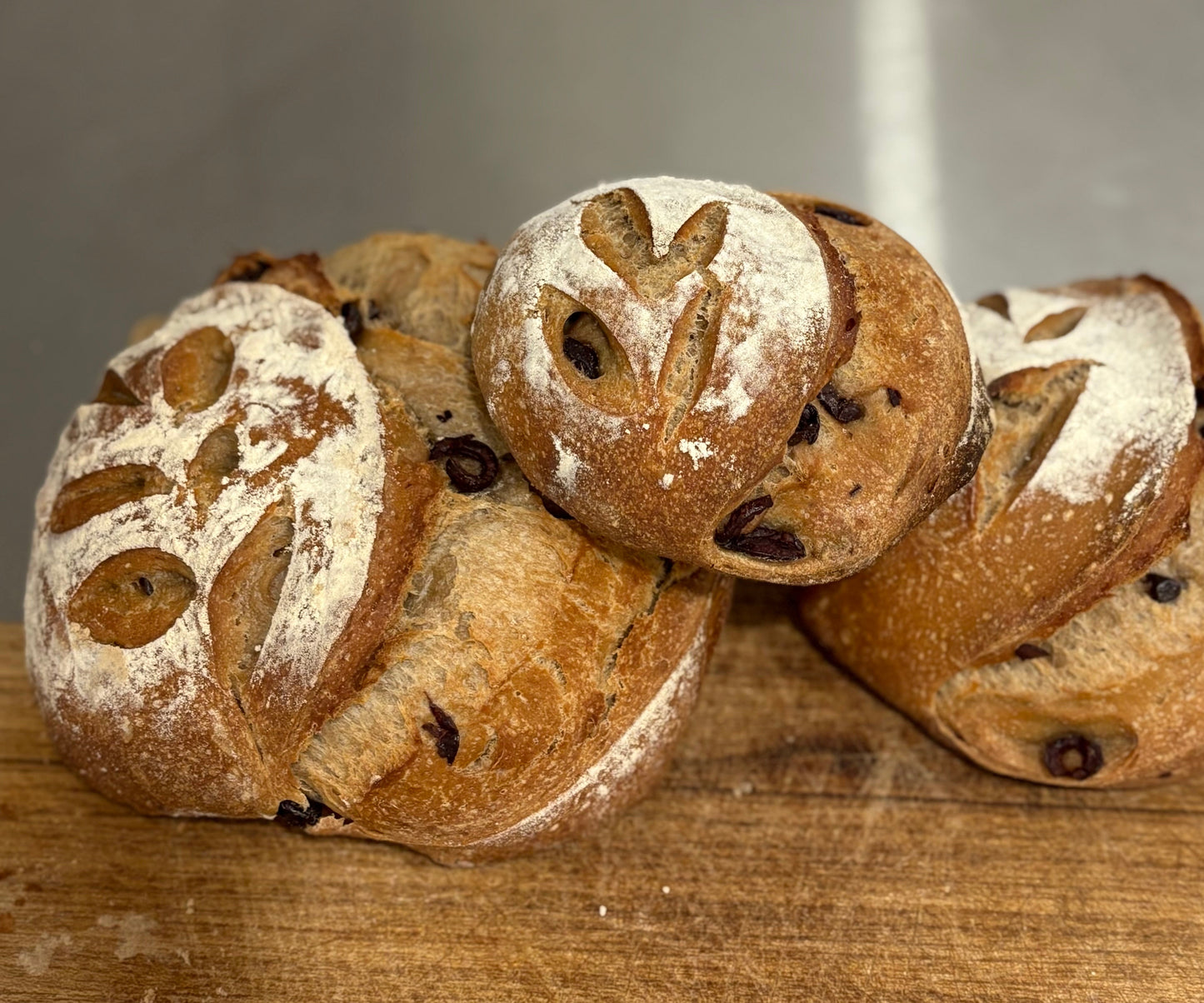 Olive Infused Sourdough Bread