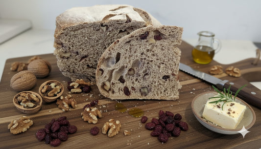 Cranberry Walnut Infused Sourdough Bread