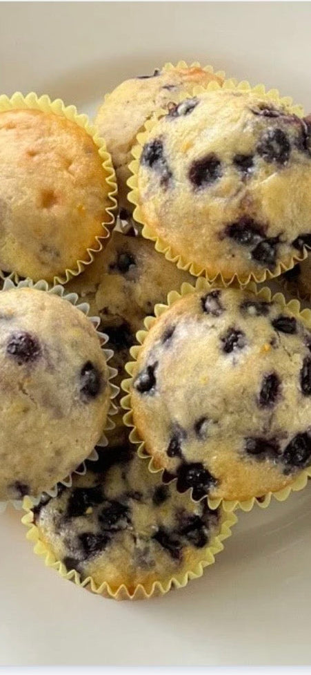 Blueberry Lemon Sourdough Muffins(6)