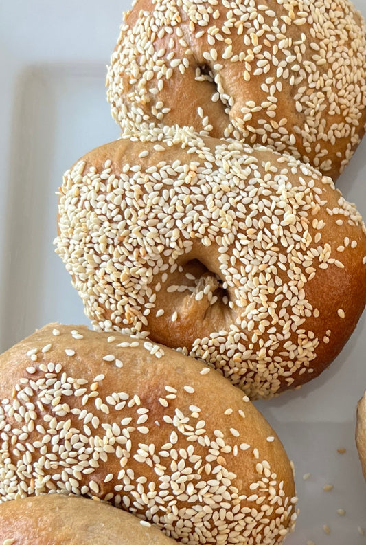 Sourdough Bagels (Sesame Seed) (6)
